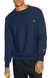 Champion Men's Reverse Weave Sweatshirt In Navy