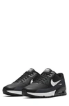 Nike Airmax 90 G Coated-mesh Golf Shoes In Black