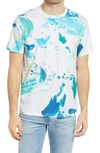 Ag Bryce Slim Fit Graphic Tee In Garden Paint Multicolor