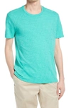 Atm Anthony Thomas Melillo Slub Crewneck T-shirt In Jade