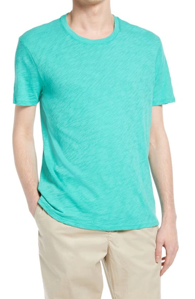 Atm Anthony Thomas Melillo Slub Crewneck T-shirt In Jade