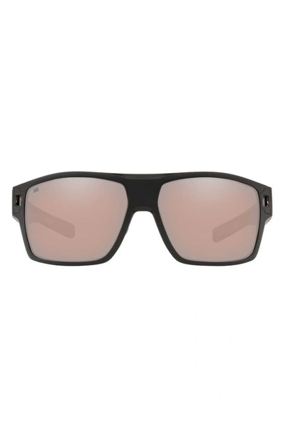 Costa Del Mar 62mm Square Sunglasses In Black