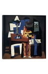 Icanvas Three Musicians By Pablo Picasso Giclee Print Canvas Art In Blue