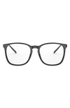 Ray Ban Unisex 54mm Square Optical Glasses In Black