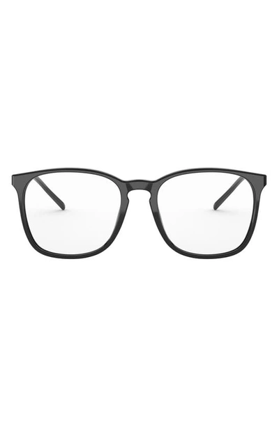 Ray Ban Unisex 54mm Square Optical Glasses In Black