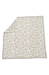 Barefoot Dreamsr Barefoot Dreams Cozychic® Leopard Stroller Blanket In Stone/ Cream