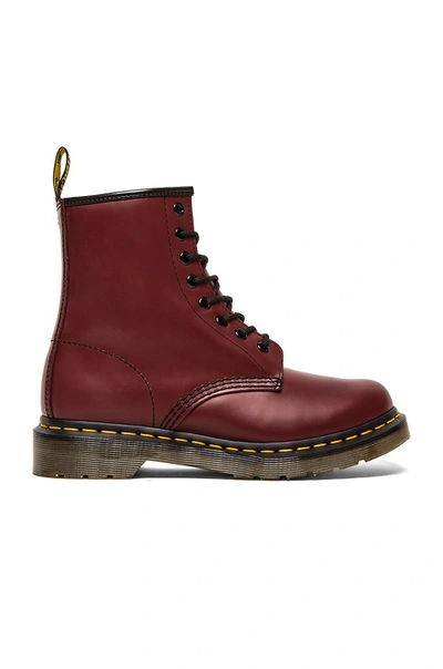 Dr. Martens Anfibi Stringati 1460 Red Smooth