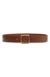 Rag & Bone Brown Leather Watch Belt In Tan