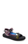 Off-white Black & Multicolor Trek Sandal