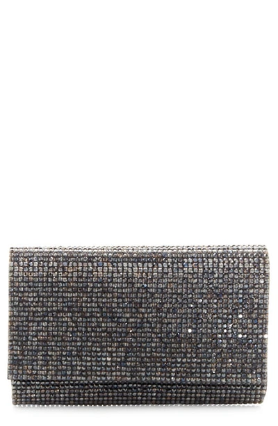 Judith Leiber Fizzy Crystal Clutch In Grey