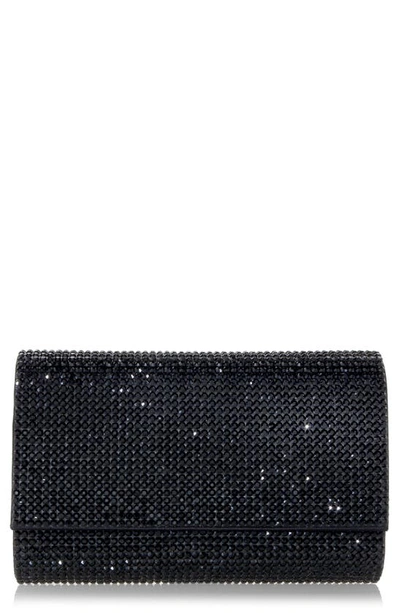 Judith Leiber Fizzy Beaded Clutch In Silver Fuchsia