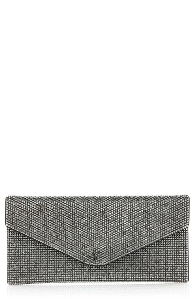 Judith Leiber Women's Envelope Crystal Clutch In Grey
