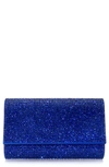 Judith Leiber Fizzy Crystal Clutch In Cobalt