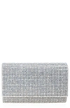 Judith Leiber Fizzy Beaded Clutch In Silver Golden Opal