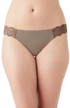 B.tempt'd By Wacoal B.bare Thong In Walnut