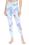 Beach Riot Piper High Waist Leggings In Mauve Mod