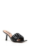 Bcbgmaxazria Women's Dallas Slide Sandals Women's Shoes In Black Patent