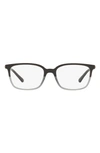 Michael Kors 53mm Square Optical Glasses In Black Gep