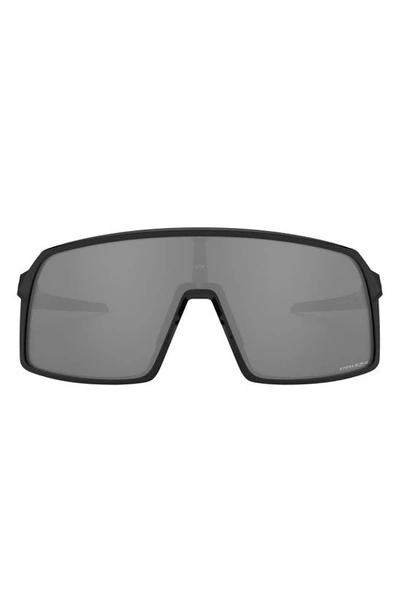 Oakley 60mm Wrap Shield Sunglasses In Black