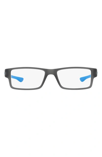 Oakley Kids' Airdrop™ Xs 48mm Rectangular Optical Glasses In Grey