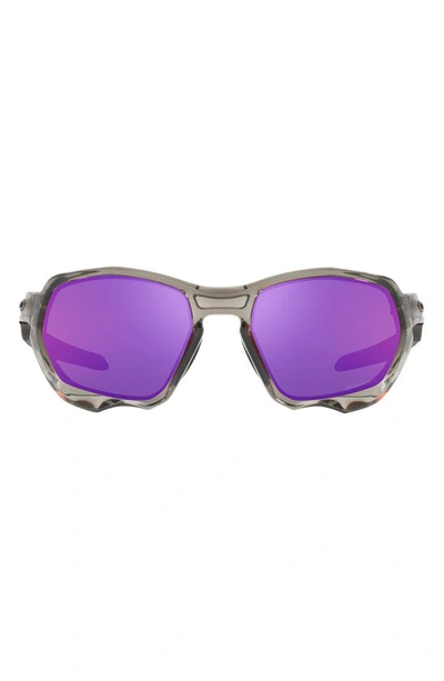 Oakley Plazma 59mm Prizm™ Dual Lens Sunglasses In Grey