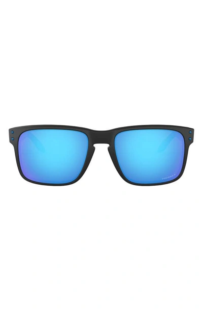Oakley Holbrook 57mm Polarized Sunglasses In Matte Black