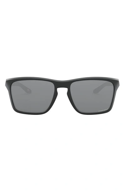 Oakley 58mm Square Sunglasses In Rubber Black