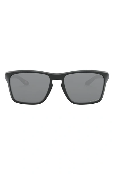 Oakley Sylas 57mm Rectangle Sunglasses In Matte Black