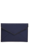 Rebecca Minkoff Leo Envelope Clutch In Eclipse/ Gunmetal