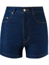 AMAPÔ HIGH WAIST DENIM SHORTS,AMV204511396377