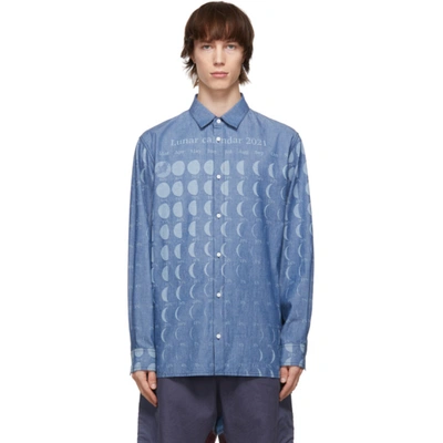 Loewe Men's X Paula's Ibiza Moon Calendar-print Long-sleeve