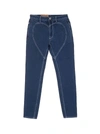 BURBERRY BURBERRY WOMEN'S BLUE COTTON JEANS,4568186 24