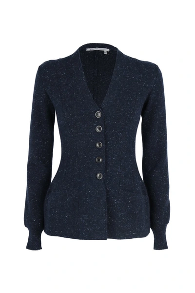 Agnona Jackets Blue In Navy Blu