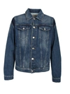 ALEXANDER MCQUEEN ALEXANDER MCQUEEN LOGO GRAFFITI DENIM JACKET