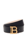 BALMAIN BALMAIN LOGO PLAQUE BUCKLE BELT