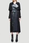 BURBERRY BURBERRY PANELLED BELTED TRENCH COAT