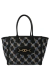 ELISABETTA FRANCHI ELISABETTA FRANCHI HORSE BIT PRINT MAXI TOTE BAG