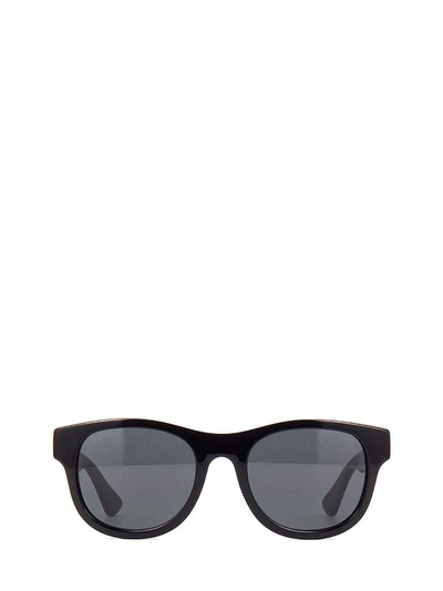 Gucci Eyewear Round Frame Sunglasses In Black