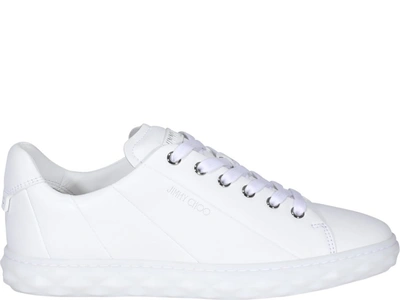 Jimmy Choo Diamond Light Sneakers In White