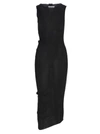 MAISON MARGIELA MAISON MARGIELA SLEEVELESS SHEER MIDI DRESS