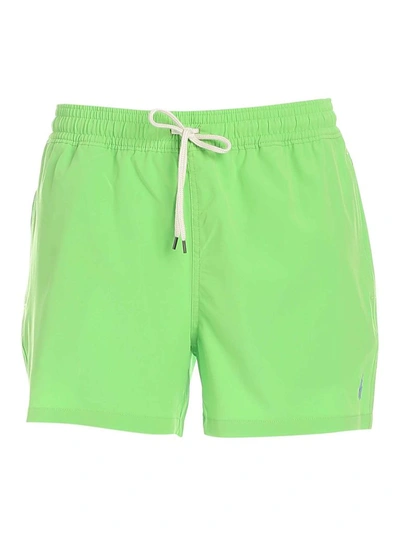 Polo Ralph Lauren Swim Trunks In Acid Green