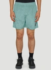 STONE ISLAND STONE ISLAND LOGO PRINTED SWIM SHORTS