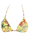 VERSACE VERSACE GRAPHIC PRINT BIKINI TOP