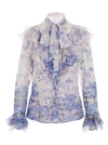 ZIMMERMANN ZIMMERMANN LUMINOUS RUFFLE BLOUSE