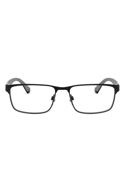 Emporio Armani Ea1105 Matte Black Male Eyeglasses In Gunmetal