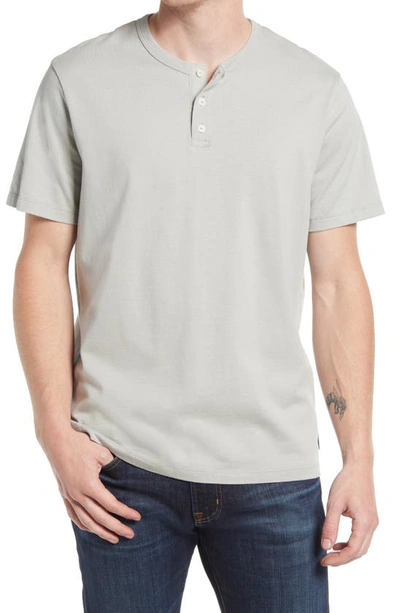 Ag Bryce Henley T-shirt In Silver Gray