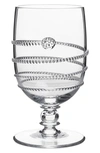 Juliska Amalia Footed Goblet In Clear