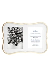 Kate Spade New York Crown Point Collection Gold-plated Double Invitation Frame In Gold