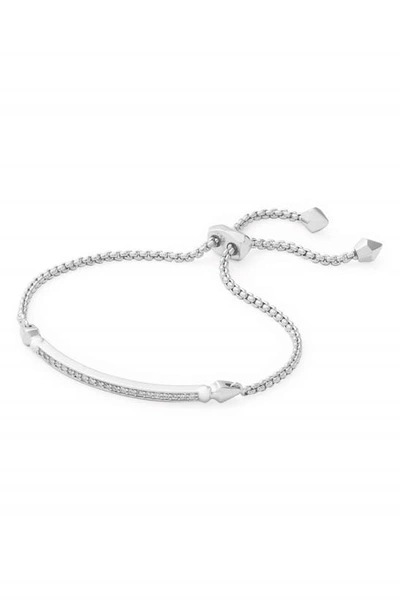 Kendra Scott Ott Friendship Bracelet In Silver