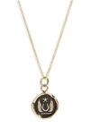 PYRRHA LUCK PROTECTION 14K GOLD PENDANT NECKLACE,GN4940-CHCAYG25-18